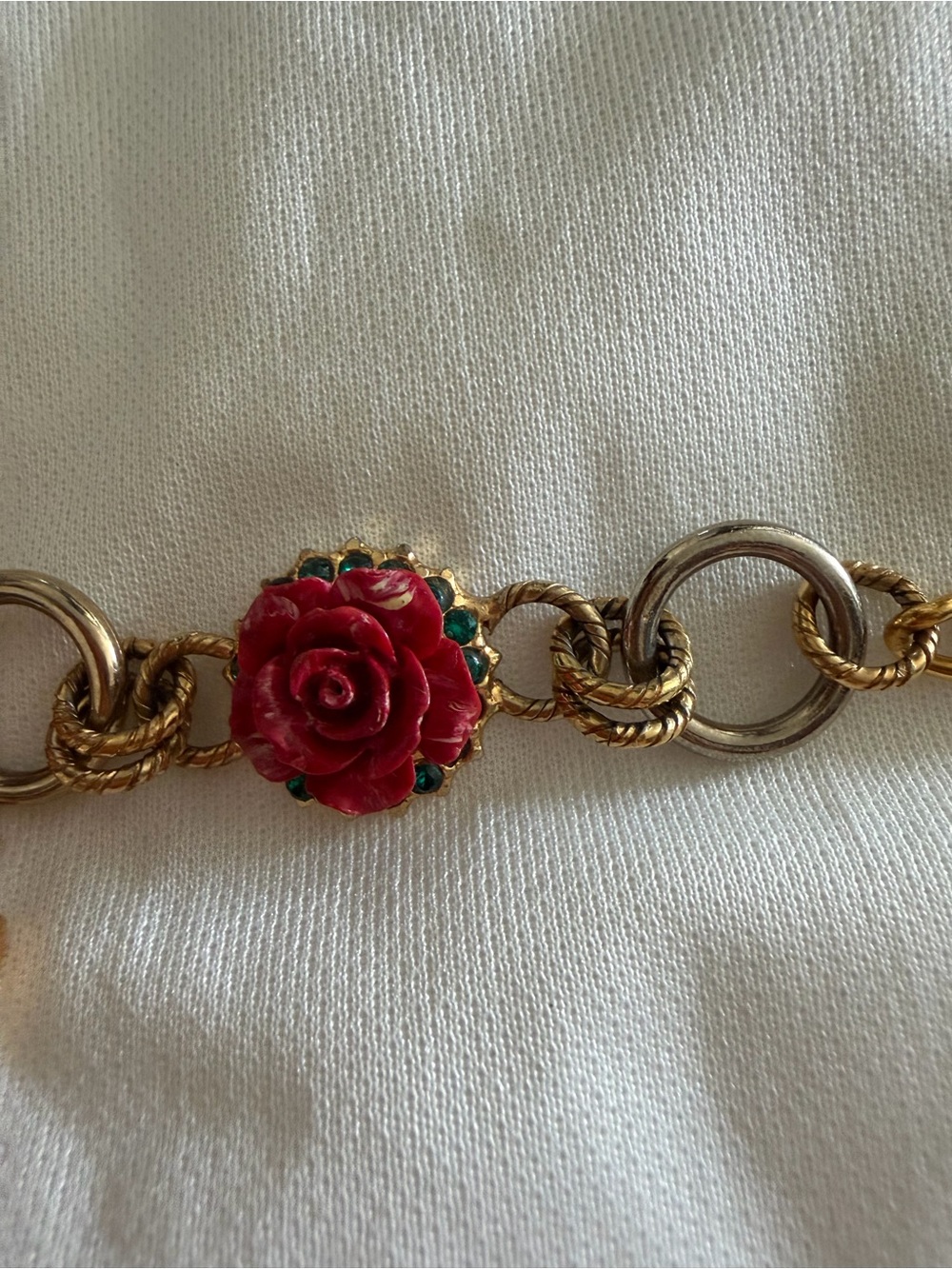 Dolce & Gabbana Rose and Heart Logo Charm Bracelet - Picture 6 of 6